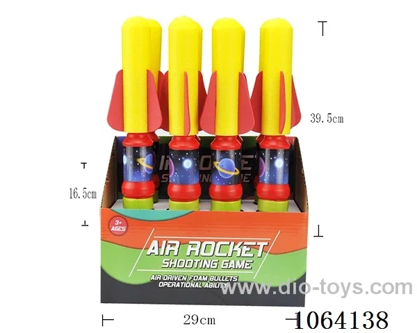 39cm soft air rocket gun toys