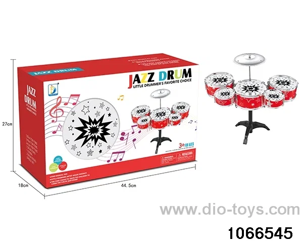 Electroplated Jazz Drums in color box