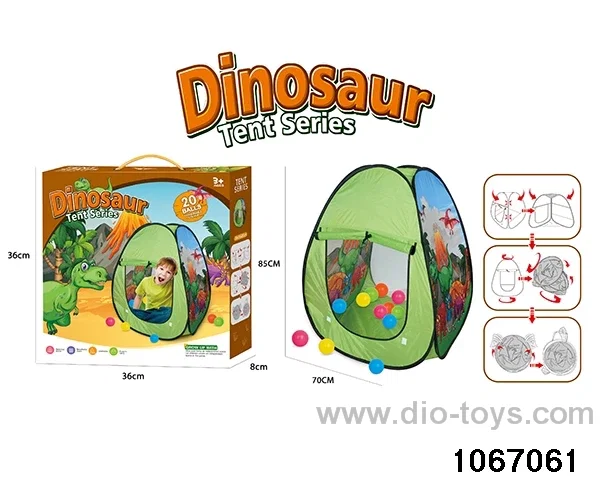 tents set in color box