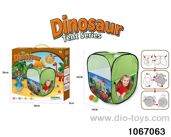 tents set in color box