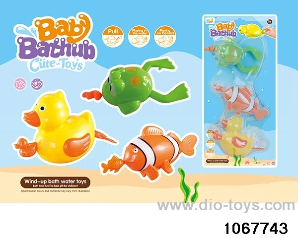 Pull line water toy in Blister card