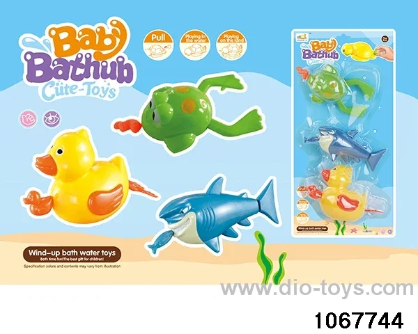 Pull line water toy in Blister card