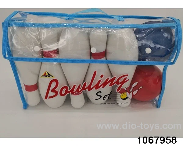 PU Bowling in PVC hang bag