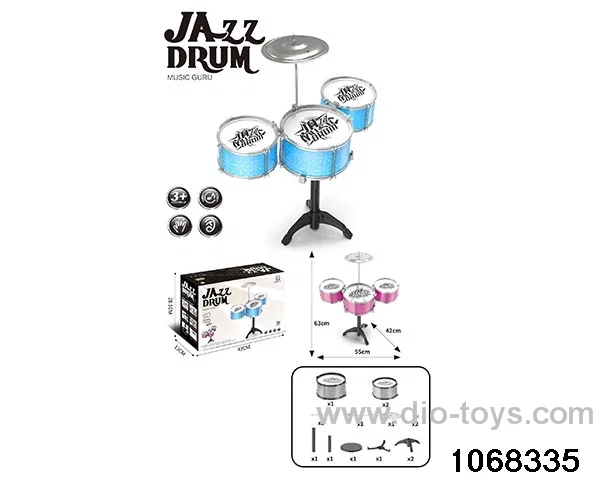 Electroplated 3-Drum Set (no light with chair) in color box