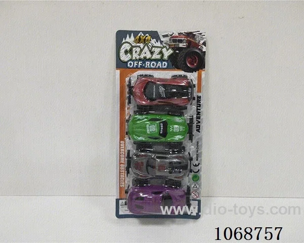 Spray-painted sliding off-road Vehicle (4 PCS)