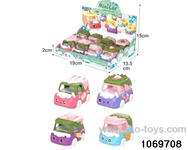dessert series alloy car（8pcs/box）