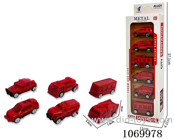 1:64 free wheel alloy car