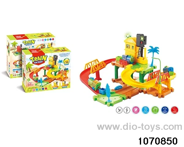 Motorised track with music and lights in Hand box