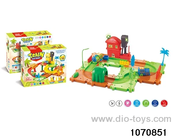 Motorised track with music and lights in Hand box