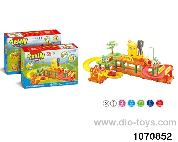 Motorised track with music and lights in Hand box