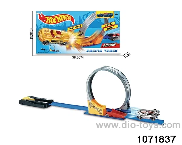 Alloy catapult track in window box