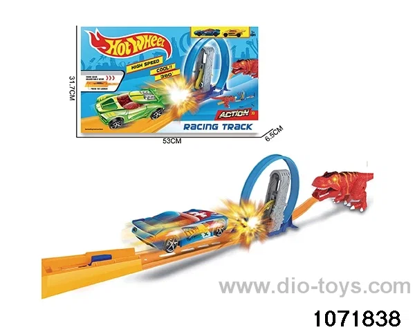 Alloy catapult track in window box