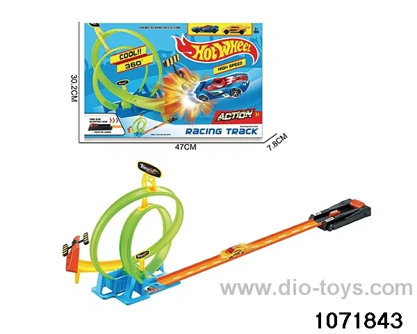 Alloy catapult track in window box