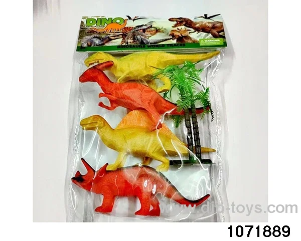 Dinosaur Set in PP bag with header