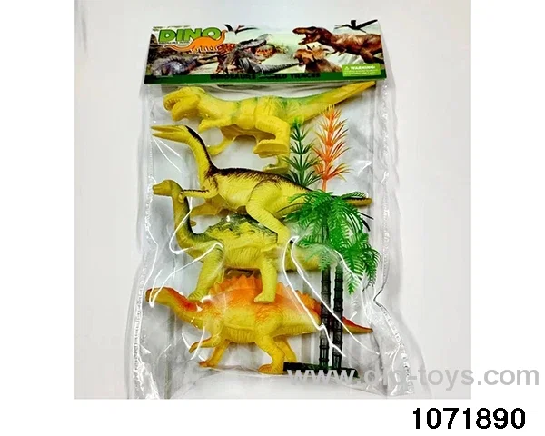 Dinosaur Set in PP bag with header