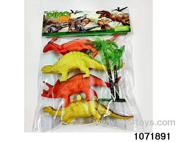 Dinosaur Set in PP bag with header