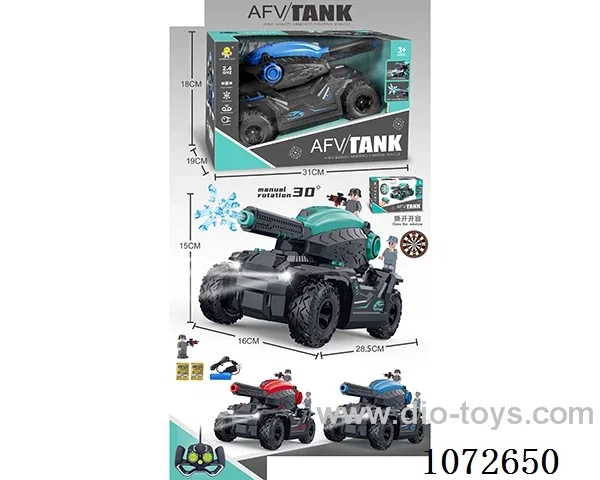 rc tank with water bullet