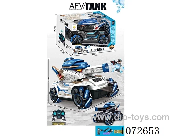 rc tank with water bullet