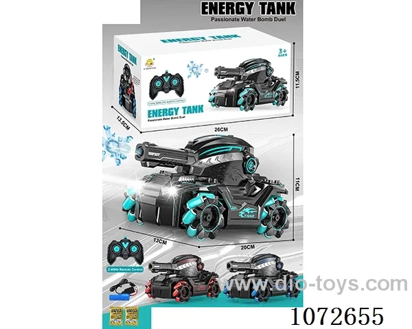 rc tank with water bullet