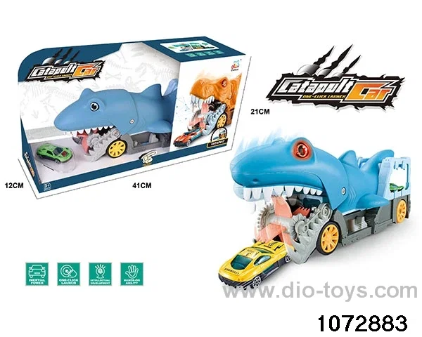 Lights Sounds Catapult Alloy Car in window box