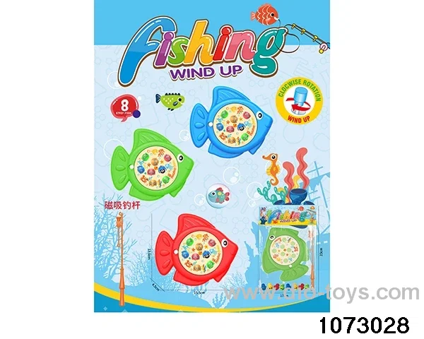 wind-up fishing reel in PP bag with header