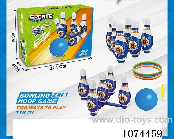 bowling/Loop game two-in-one