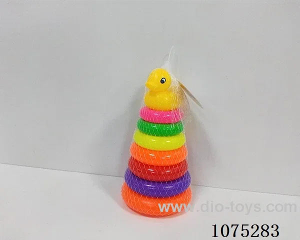 Seven-story Rainbow Tower (Big Yellow Duck)