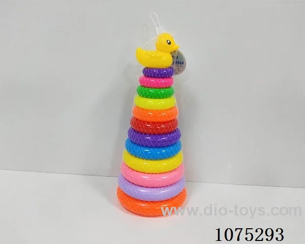 Twelve story Rainbow Tower (Big Yellow Duck)