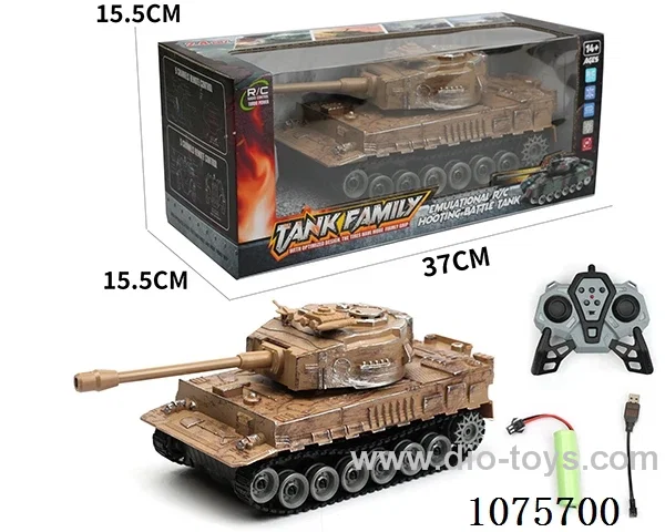 2.4G 9ch rc tank W L/M