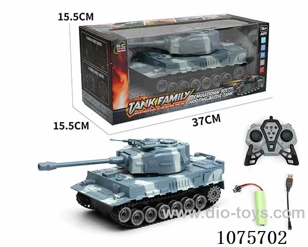 2.4G 9ch rc tank W L/M