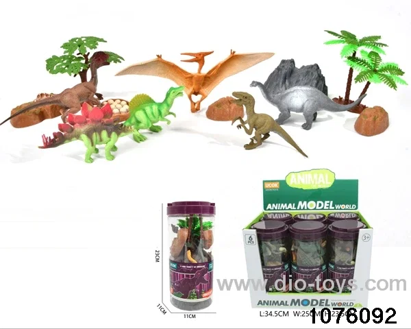 13pcs dinosaur set（6 barrel/box）