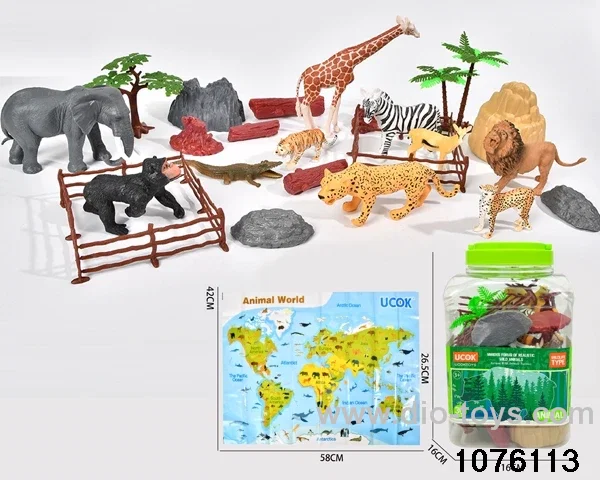 30pcs wild animal set