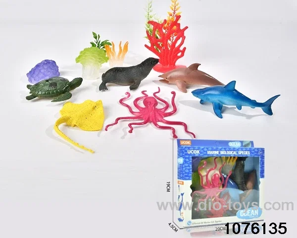 12pcs sea animal set