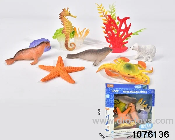 12pcs sea animal set