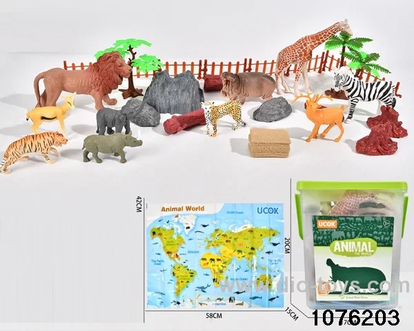 30pcs wild animal set