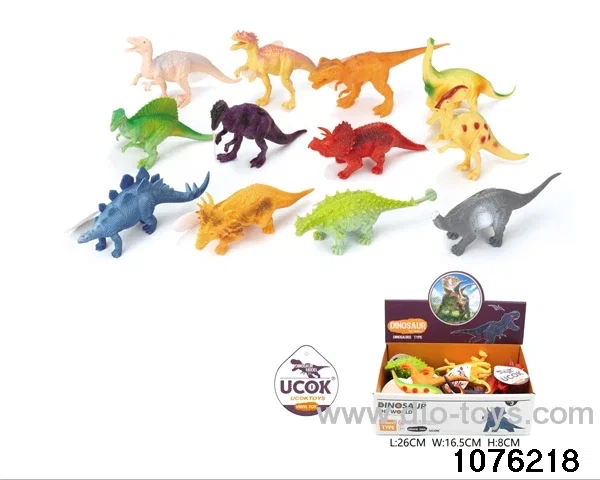 12pcs 5 inch dinosaur set