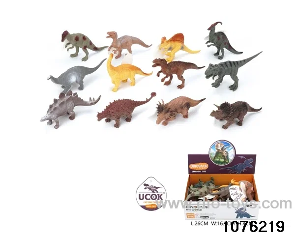 12pcs 5 inch dinosaur set