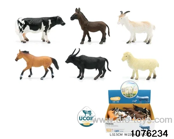 12pcs 8 inch pasture animal