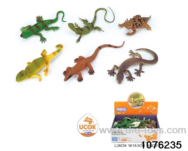 12pcs 8 inch lizard