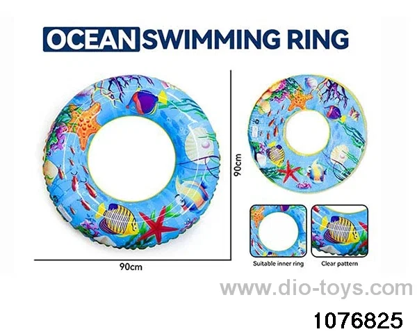 inflatable swimming ring in opp bag