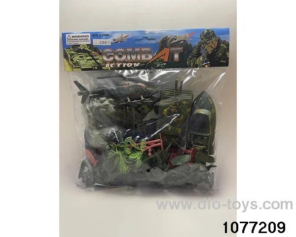 Military suits in PP bag with header