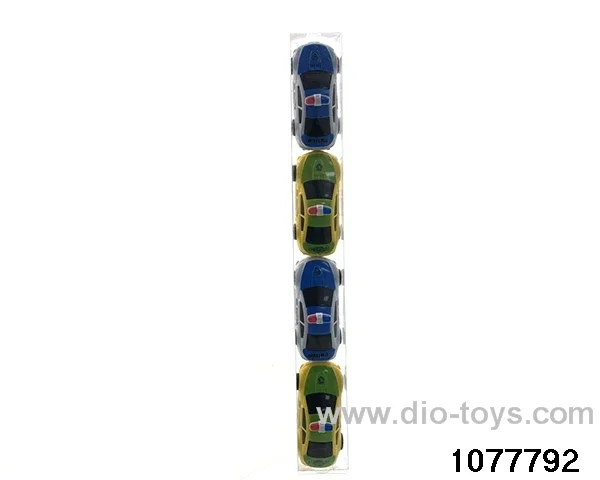 Pull back police car in PVC Tin