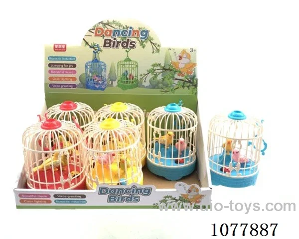 Voice controlled bird cage for two birds W L/M