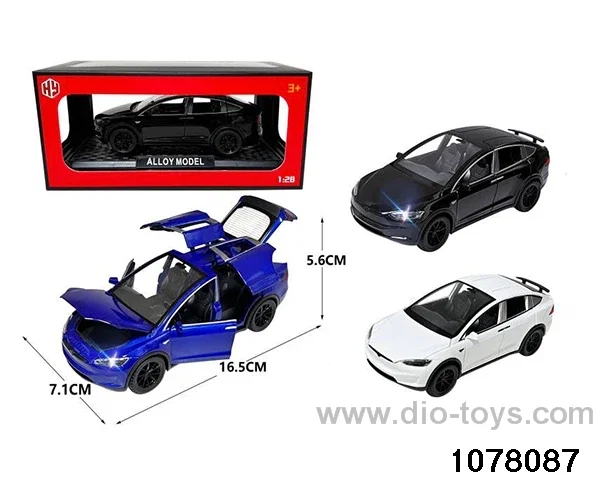 1:28 Alloy Car in window box