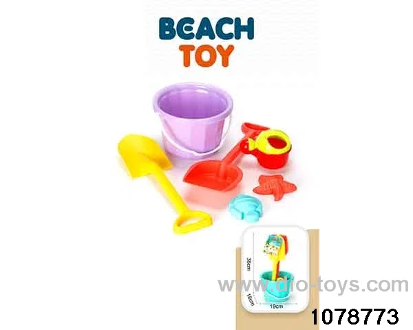 6pcs beach toy in Net bag