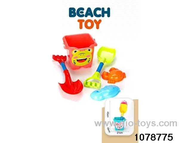 5pcs beach toy in Net bag