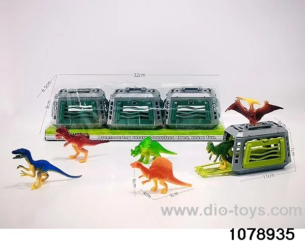 dinosaurs in PVC cover