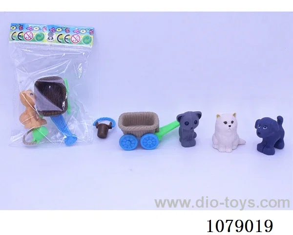 Cart and 1 small animal (4 mixed)