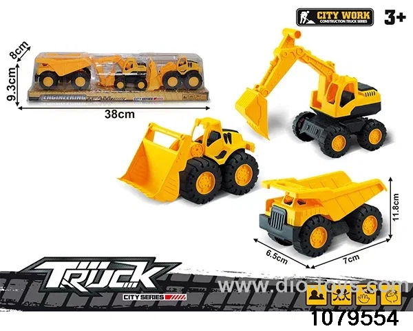 Skidding construction vehicle in PVC cover