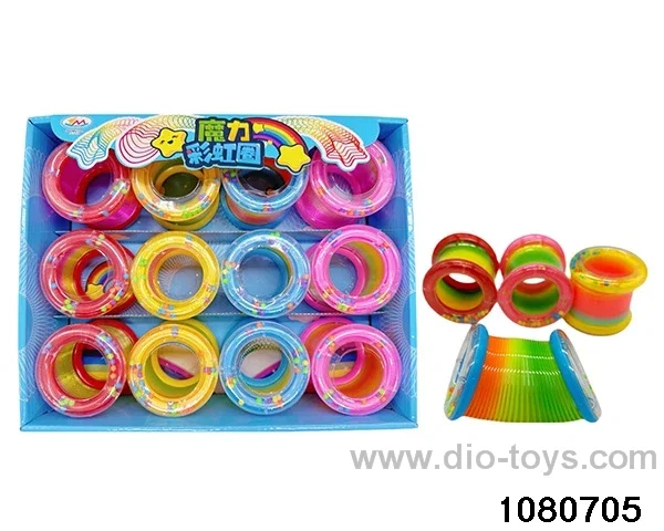 rainbow circle in display box